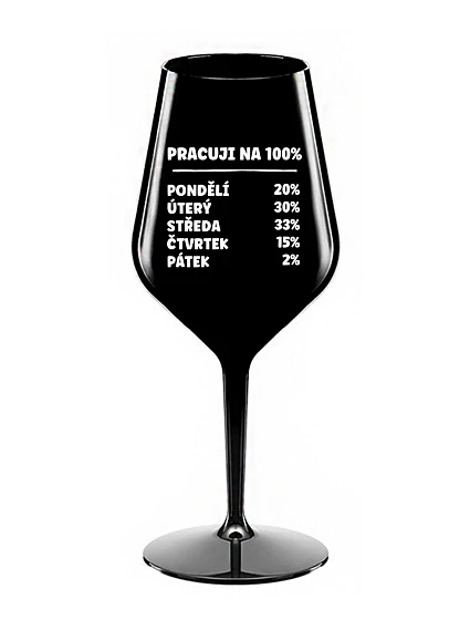 model 22168245 NA 100% černá nerozbitná sklenice na víno 470 ml - Giftela model 22168245 NA 100% černá nerozbitná sklenice na víno 470 ml - Giftela