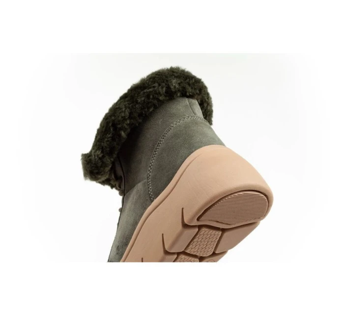 Dámska členková obuv F30232 1020 400Tmavo zelená s hnedou - Scholl