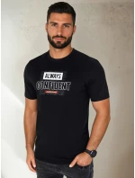 Pánské tričko s potiskem černé Dstreet model 21973763 - FashionStreet