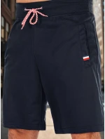 Pánské tmavě modré teplákové šortky model 21987804 - Dstreet
