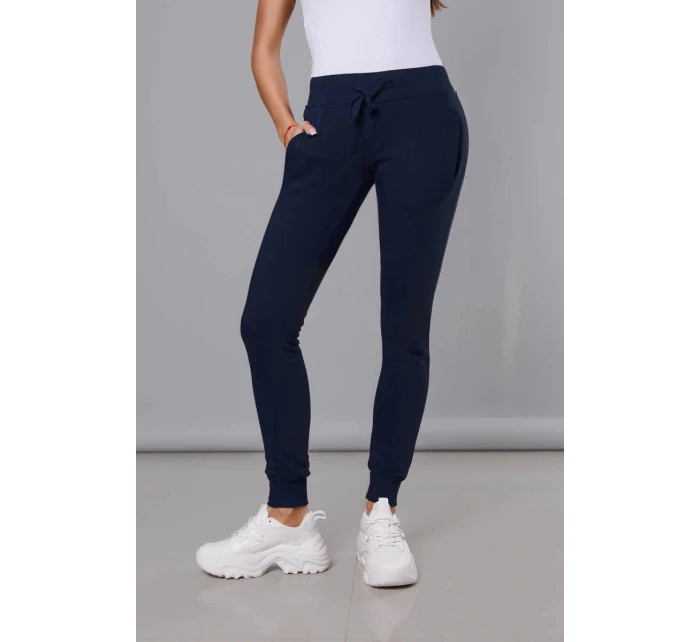 Tmavě modré teplákové kalhoty model 21475456 - J.STYLE