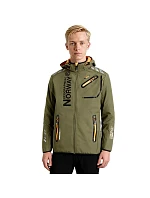 Geographical Norway Softshellová bunda Royaute DB 068 M WY1996H/GN-Kaki / Orange pánska