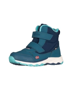 Trollkids Detské zimné topánky Hafjell Nepremokavé snehové topánky na suchý zips Blue (264-102)