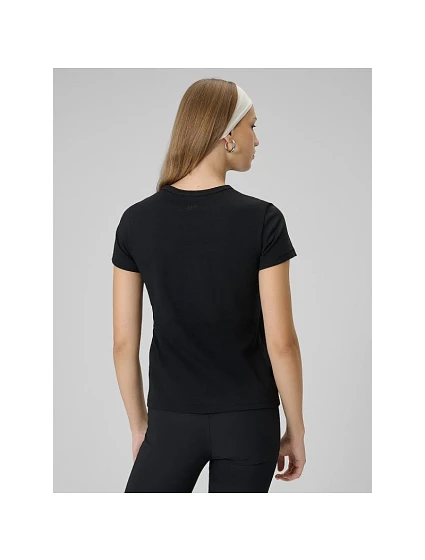 Dámské hladké tričko slim model 22193680 dámské - 4F