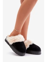 Dámské Sněhule Na Silné Podešvi S Kožíškem Černé model 21677958 - Boto