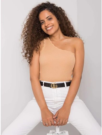Dámský top CA TP model 15729453 velbloudí - FPrice Dámský top CA TP model 15729453 velbloudí - FPrice