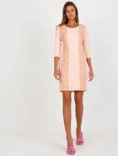 Sukienka LK SK model 18547510 brzoskwiniowy - FPrice