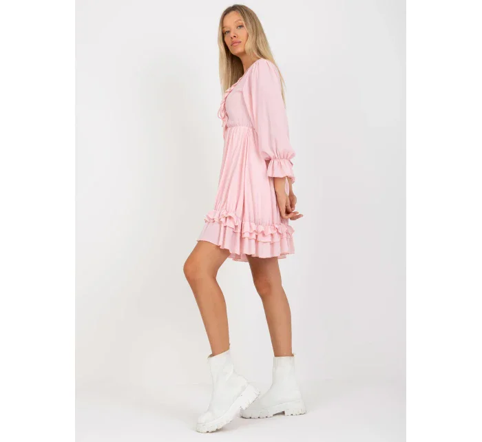 Šaty TW SK BI model 21264349 světle růžová - FPrice Šaty TW SK BI model 21264349 světle růžová - FPrice