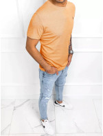 Základné oranžové pánske tričko Dstreet RX4968