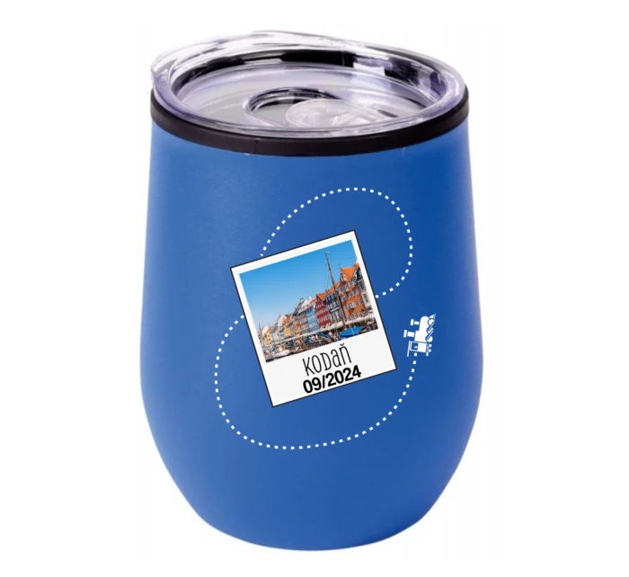 Vlastní text na cestovatelský termohrnek "bowl"