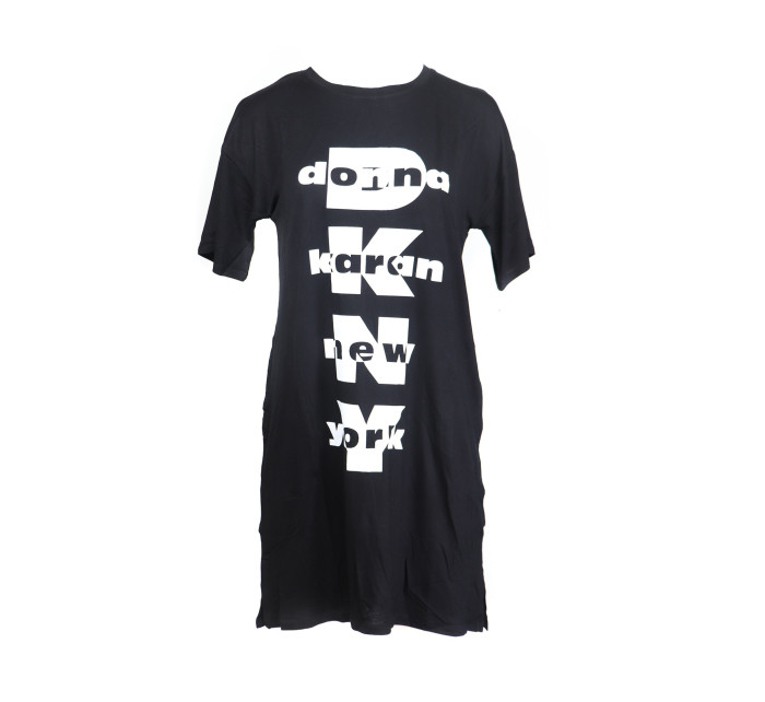 Dámska nočná košeľa YI2322403-001 čiernobiela - DKNY