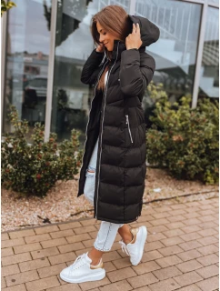 Dámská prošívaná zimní bunda s kapucí černá Dstreet model 21965758 - FashionStreet