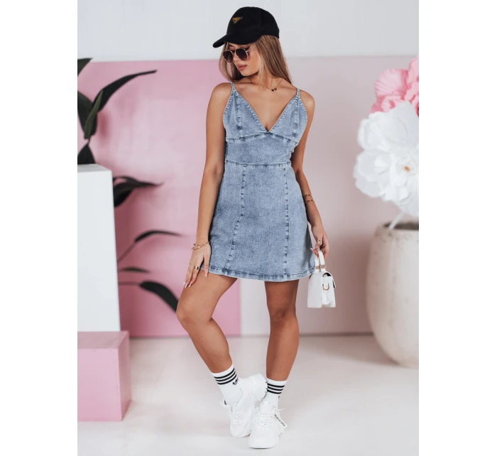 Džínsové šaty bez ramienok LEALA FashionStreet EY2568