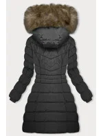 Černá péřová dámská zimní bunda model 21246007 - LHD