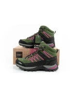 CMP Rigel dámske trekové topánky kožené odolné nepremokavé členkové topánky zelené dámske CMP Rigel dámske trekové topánky kožené odolné nepremokavé členkové topánky zelené dámske