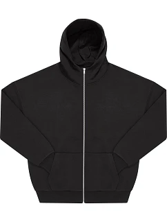 B&C Influence Zip Hood Ťažká mikina s kapucňou v oversize strihu 01.IZ03 čierna