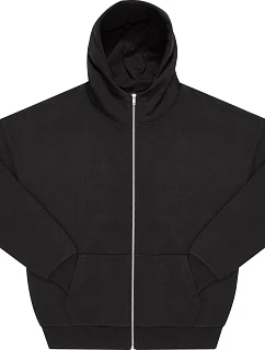 B&C Influence Zip Hood Ťažká mikina s kapucňou v oversize strihu 01.IZ03 čierna
