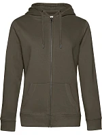 B&C QUEEN Zipped Dámská mikina s kapucí khaki model 22536260 B&C QUEEN Zipped Dámská mikina s kapucí khaki model 22536260