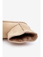 Śniegowce Damskie Cross Jeans MM2R4023C Beżowe Śniegowce Damskie Cross Jeans MM2R4023C Beżowe