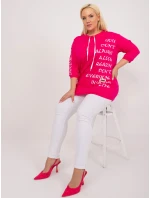 Bluzka RV BZ model 19658767 fuksjowy - FPrice Bluzka RV BZ model 19658767 fuksjowy - FPrice