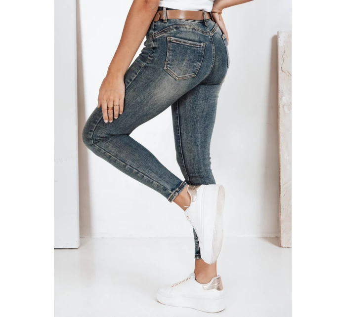 Dámské úzké push up džíny modré Dstreet model 21992750 - FashionStreet Dámské úzké push up džíny modré Dstreet model 21992750 - FashionStreet