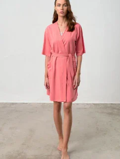 Vamp - Jednofarebný dámsky župan - Anthea 18235 - Vamp