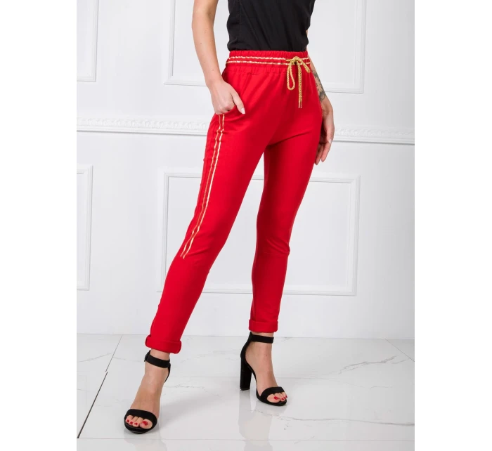 Tepláky RV DR 5394.18 červená