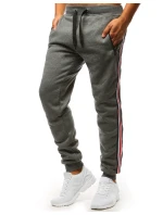 Pánske antracitové tepláky FashionStreet UX3623