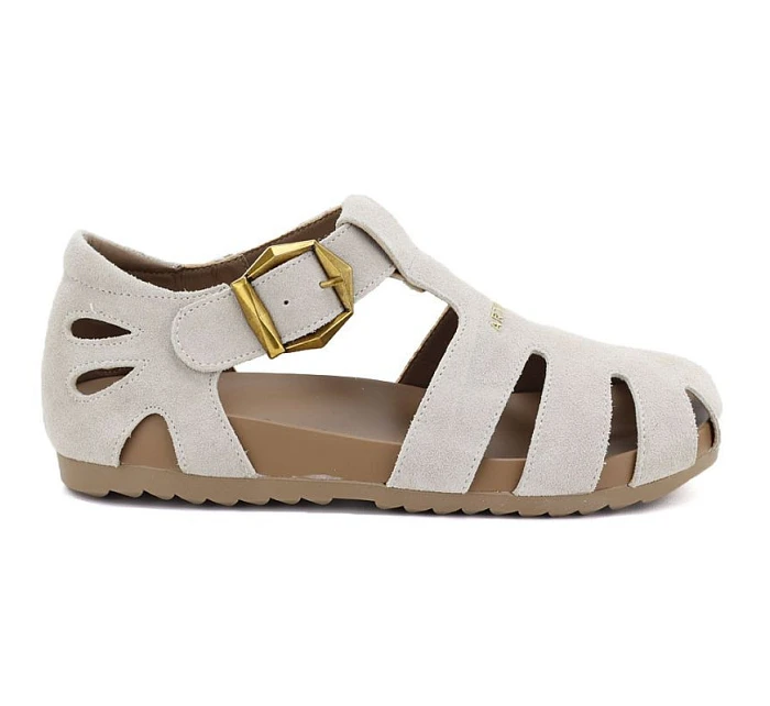 Dámské béžové kožené sandály Artiker model 22121878