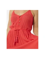 Šaty RIP CURL Classic Surf Maxi Dress, červené Šaty RIP CURL Classic Surf Maxi Dress, červené