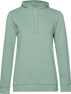 B&C #Hoodie /women Dámska mikina s kapucňou 01.W04W sage