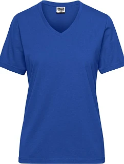 JN Dámské pracovní tričko z bio bavlny Solid 02. royal model 22532113 - Daiber