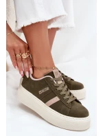 Dámské Tenisky Na Platformě Big Star model 21706261 Zelené - Big Star Shoes