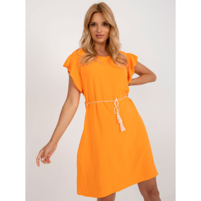 DHJ SK 8392 šaty.02 oranžová
