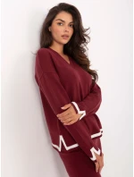 Komplet IT KMPL model 21302561 bordowy - FPrice Komplet IT KMPL model 21302561 bordowy - FPrice