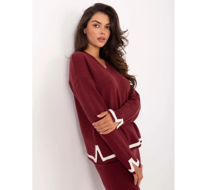 Komplet IT KMPL model 21302561 bordowy - FPrice Komplet IT KMPL model 21302561 bordowy - FPrice