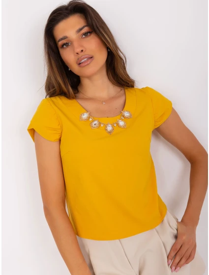 Blúzka LK BZ 505783 2.01P tmavo žltá