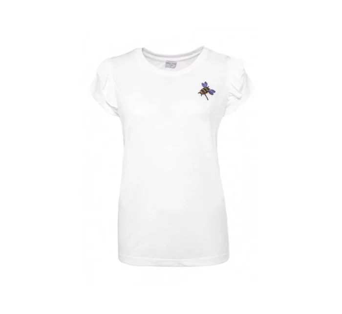 Dámske tričko s volánikmi D1513 - Fresh made Dámske tričko s volánikmi D1513 - Fresh made