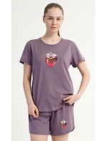 Dámské pyžamo šortky model 22405624 - Vienetta Dámské pyžamo šortky model 22405624 - Vienetta