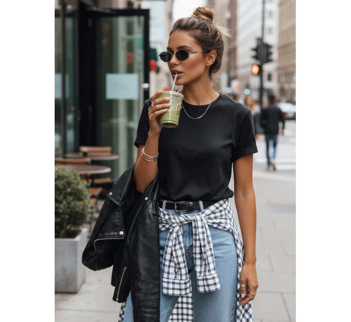 MAYLA dámské tričko černé Dstreet model 21968078 - FashionStreet