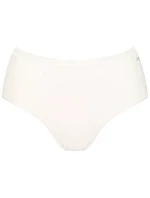 Dámske bavlnené midi nohavičky GO Daily - WHITE - biela 00GZ - SLOGGI