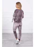 Velúrová súprava Love grey