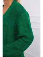 Zelený dlouhý svetr Zelený dlouhý svetr