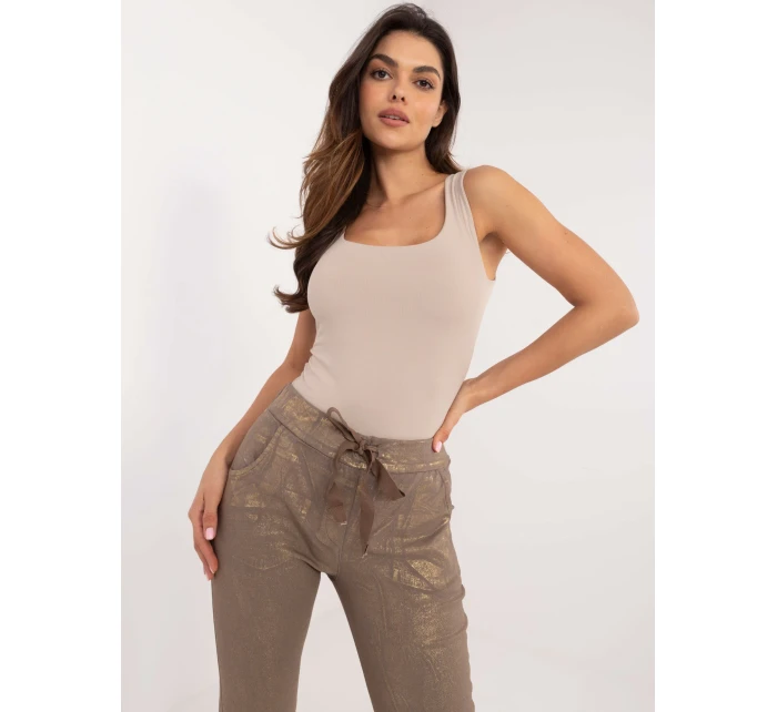 Nohavice DHJ SP 21258.32 dark lilac Nohavice DHJ SP 21258.32 dark lilac