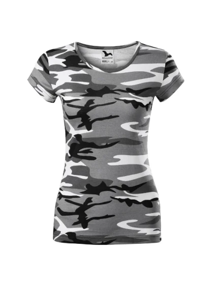 Camo Pure tričko dámské camouflage gray Camo Pure tričko dámské camouflage gray
