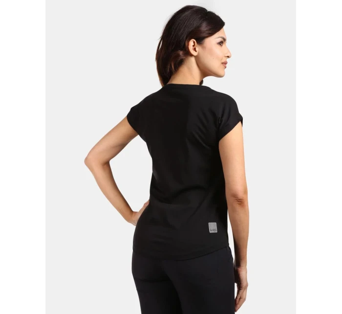 Dámske tričko ROANE-W Čierne s potlačou - Kilpi