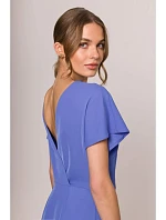 Šaty typu „pencil“ S398  kráľovská modrá – Stylove