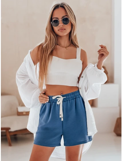 Dámske šortky HOT VIBE blue Dstreet SY0440