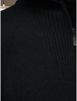 Pánský svetr se stojáčkem tmavě modrý Dstreet model 21995576 - FashionStreet Pánský svetr se stojáčkem tmavě modrý Dstreet model 21995576 - FashionStreet