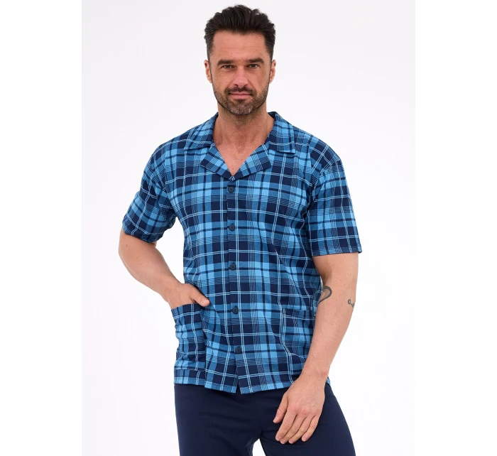 Cornette 318/58 cr/r S-2XL pánske pyžamo bez zipsu Cornette 318/58 cr/r S-2XL pánske pyžamo bez zipsu